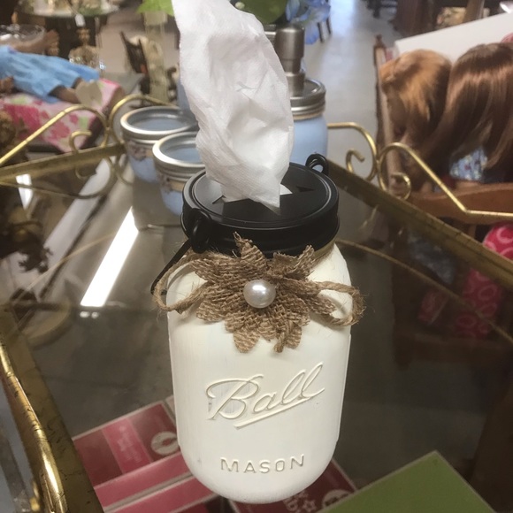 Handmade Other - ⚡️MASON JAR TISSUE HOLDER